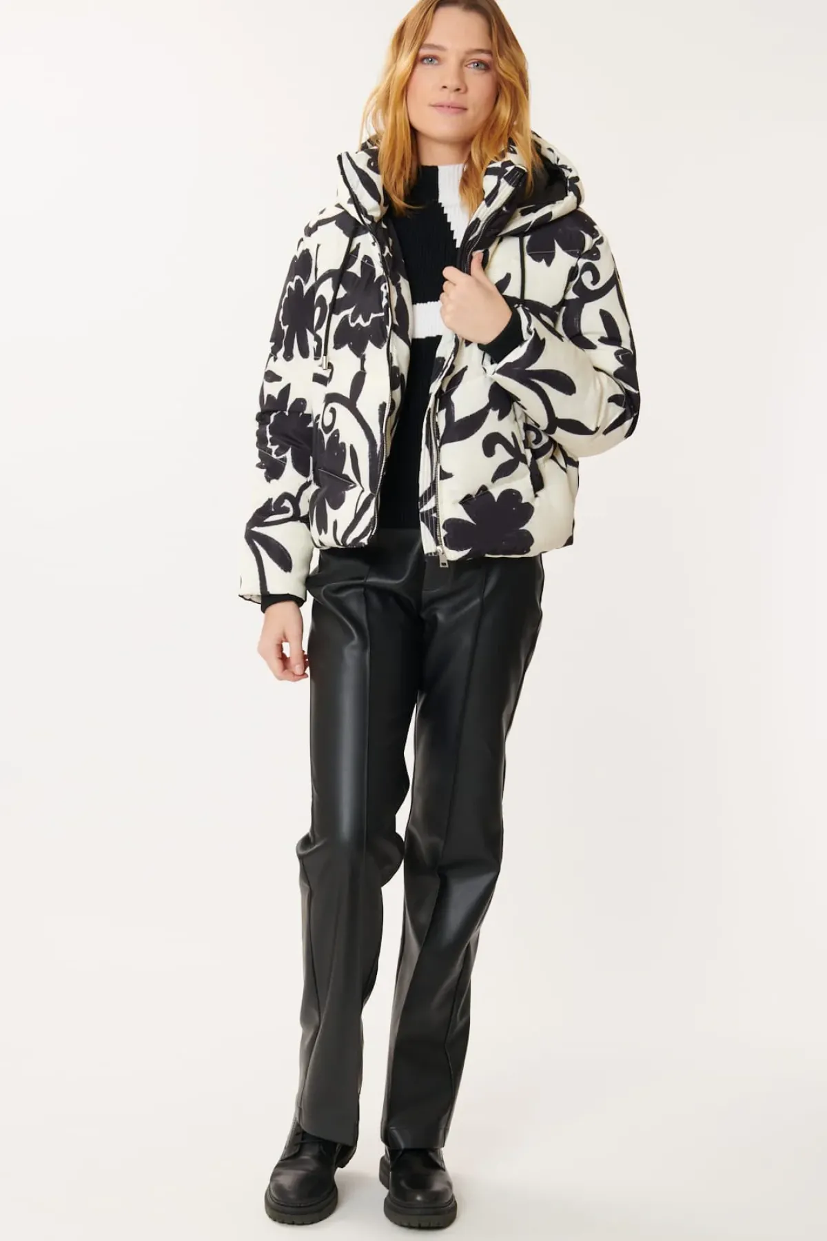 Best Doudoune imprimée Bicolore FANNETTE Les Manteaux, Vestes & Doudounes