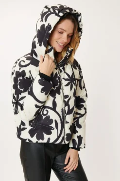 Best Doudoune imprimée Bicolore FANNETTE Les Manteaux, Vestes & Doudounes