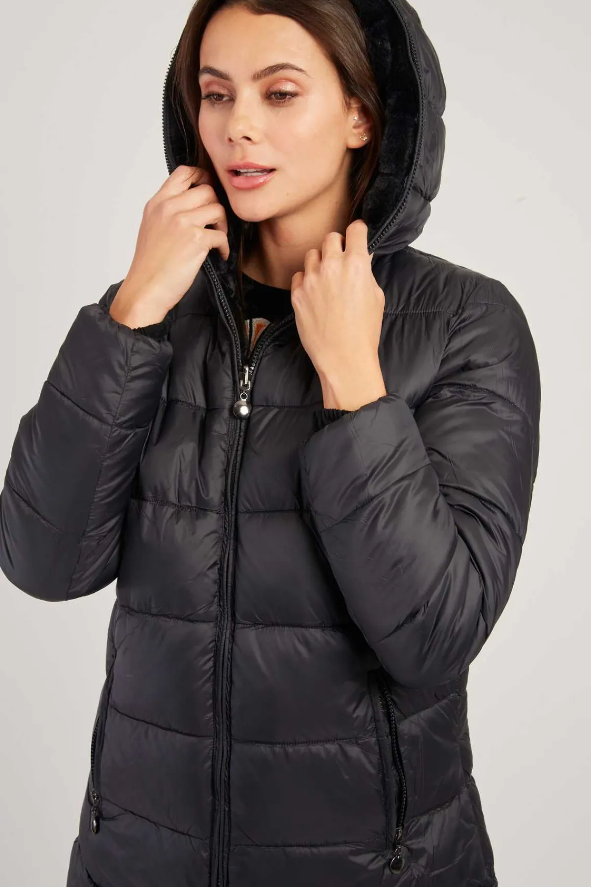 New Doudoune reversible en fausse fourrure EFFIE Les Manteaux, Vestes & Doudounes