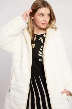 New Doudoune reversible en fausse fourrure EFFIE Les Manteaux, Vestes & Doudounes
