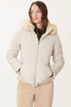 Fashion Doudoune réversible fausse fourrure FANTINE Les Manteaux, Vestes & Doudounes