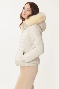 Fashion Doudoune réversible fausse fourrure FANTINE Les Manteaux, Vestes & Doudounes