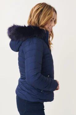 Fashion Doudoune réversible fausse fourrure FANTINE Les Manteaux, Vestes & Doudounes