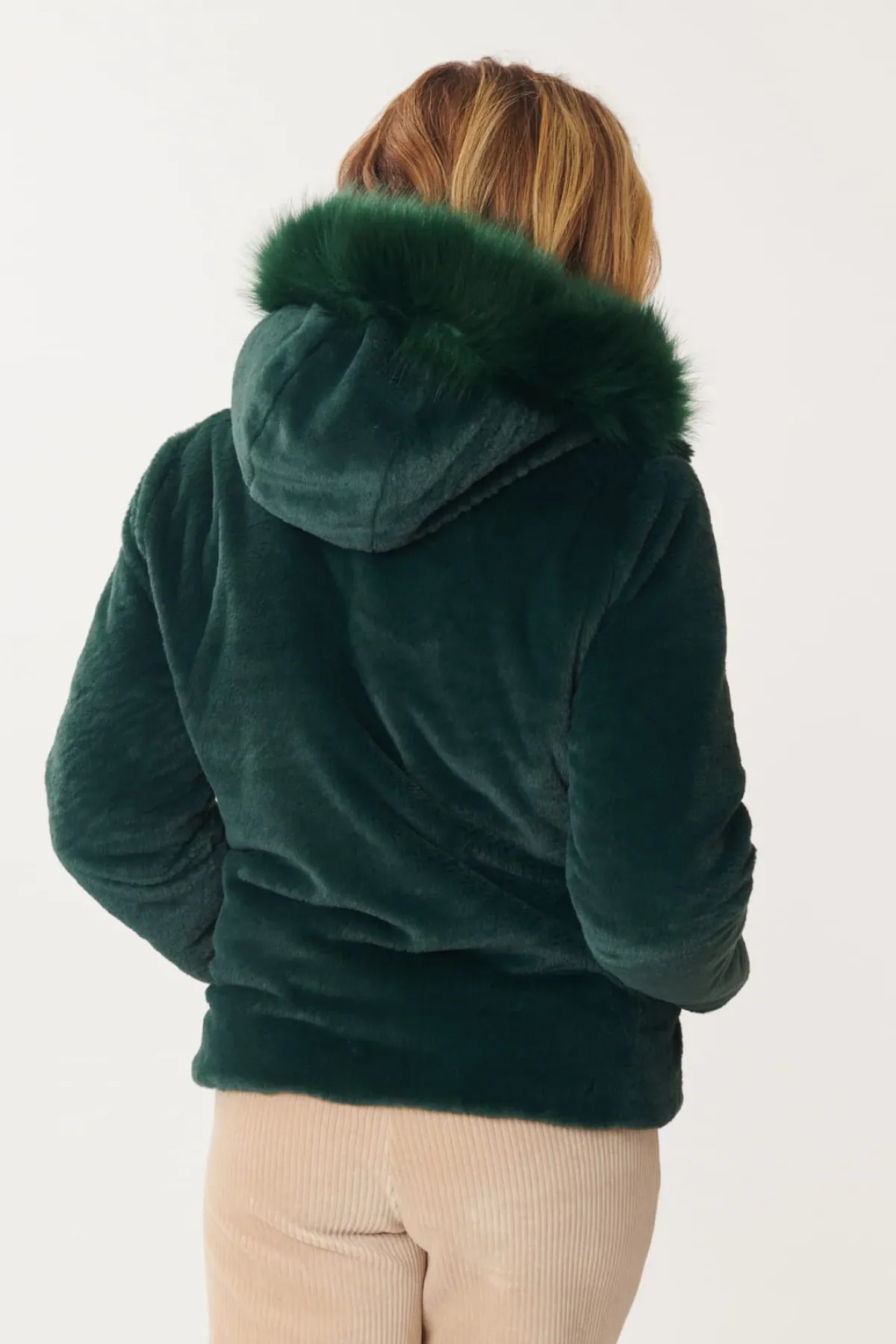 Fashion Doudoune réversible fausse fourrure FANTINE Les Manteaux, Vestes & Doudounes