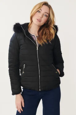 Fashion Doudoune réversible fausse fourrure FANTINE Les Manteaux, Vestes & Doudounes