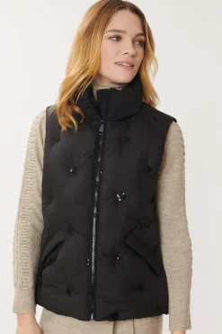 Hot Doudoune Sans Manches Zippée FEDERICA Les Manteaux, Vestes & Doudounes