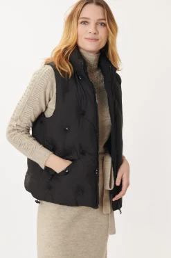 Hot Doudoune Sans Manches Zippée FEDERICA Les Manteaux, Vestes & Doudounes