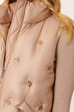 Hot Doudoune Sans Manches Zippée FEDERICA Les Manteaux, Vestes & Doudounes