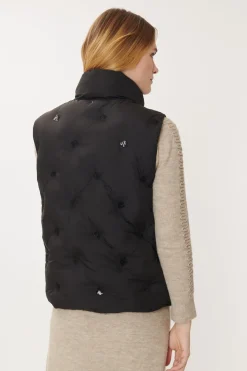 Hot Doudoune Sans Manches Zippée FEDERICA Les Manteaux, Vestes & Doudounes