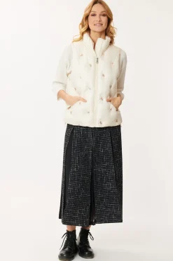 Hot Doudoune Sans Manches Zippée FEDERICA Les Manteaux, Vestes & Doudounes