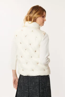 Hot Doudoune Sans Manches Zippée FEDERICA Les Manteaux, Vestes & Doudounes