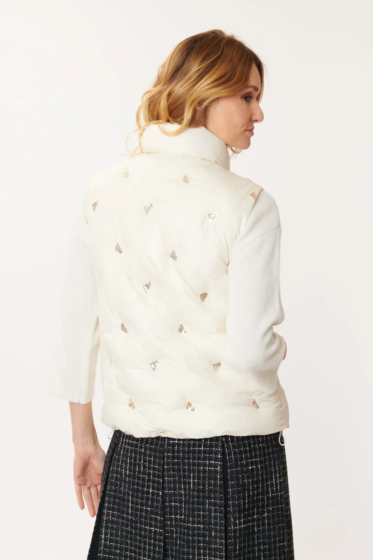 Hot Doudoune Sans Manches Zippée FEDERICA Les Manteaux, Vestes & Doudounes