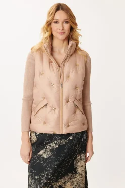 Hot Doudoune Sans Manches Zippée FEDERICA Les Manteaux, Vestes & Doudounes