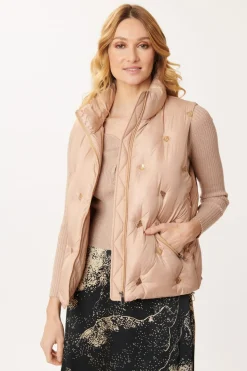 Hot Doudoune Sans Manches Zippée FEDERICA Les Manteaux, Vestes & Doudounes