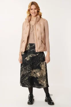 Hot Doudoune Sans Manches Zippée FEDERICA Les Manteaux, Vestes & Doudounes