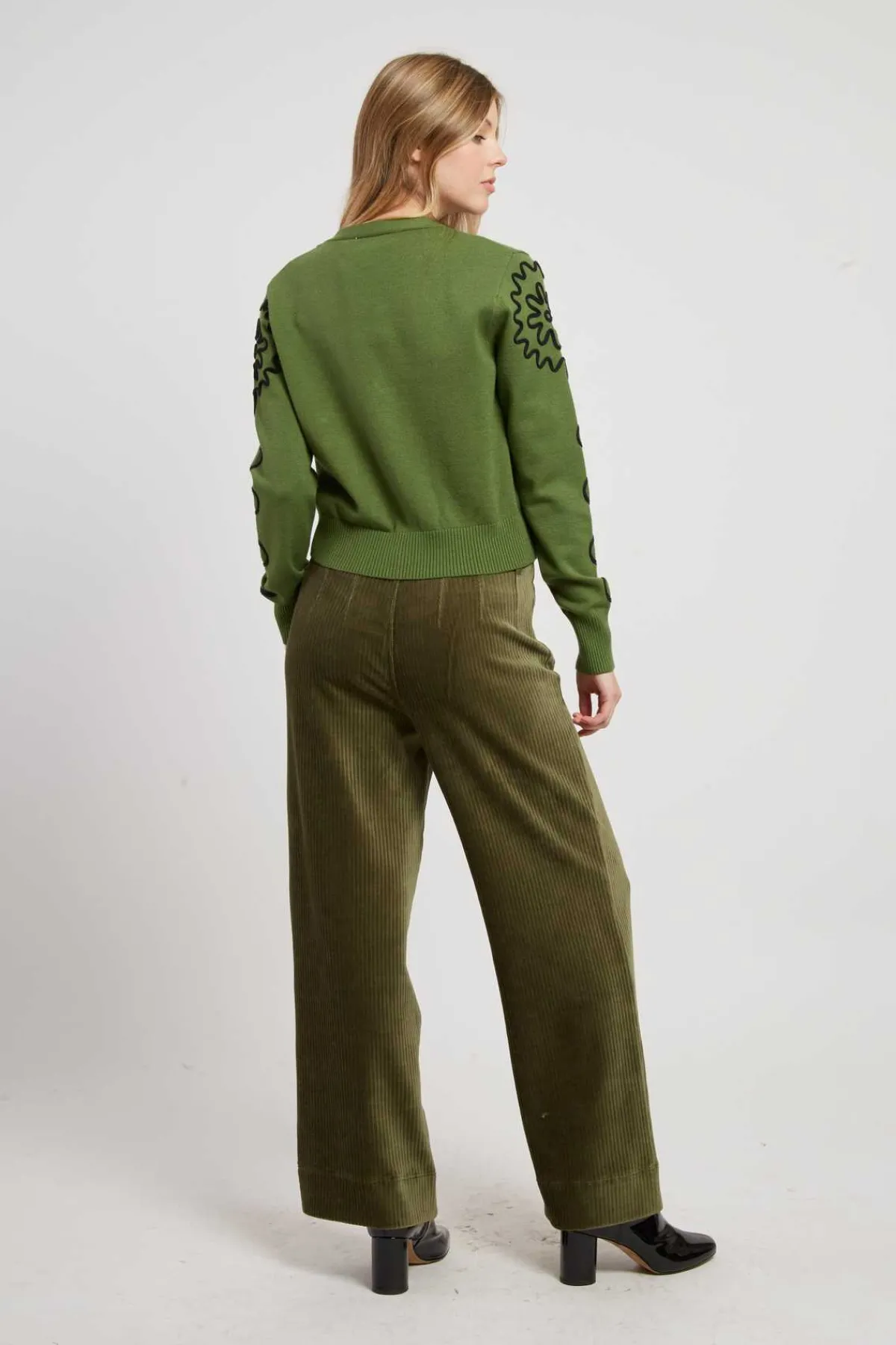 New Gilet court col V DALVA La Maille|Les Gilets, Cardigans & Pulls