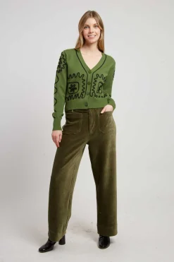 New Gilet court col V DALVA La Maille|Les Gilets, Cardigans & Pulls