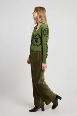 New Gilet court col V DALVA La Maille|Les Gilets, Cardigans & Pulls