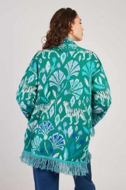 Outlet Gilet long à franges DARWIN La Maille|Les Gilets, Cardigans & Pulls