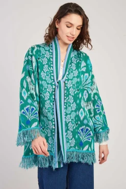 Outlet Gilet long à franges DARWIN La Maille|Les Gilets, Cardigans & Pulls