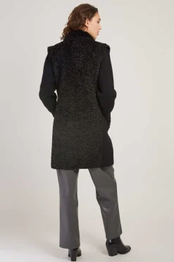 New Gilet long bi-matière DANSEUSE La Maille|Les Gilets, Cardigans & Pulls