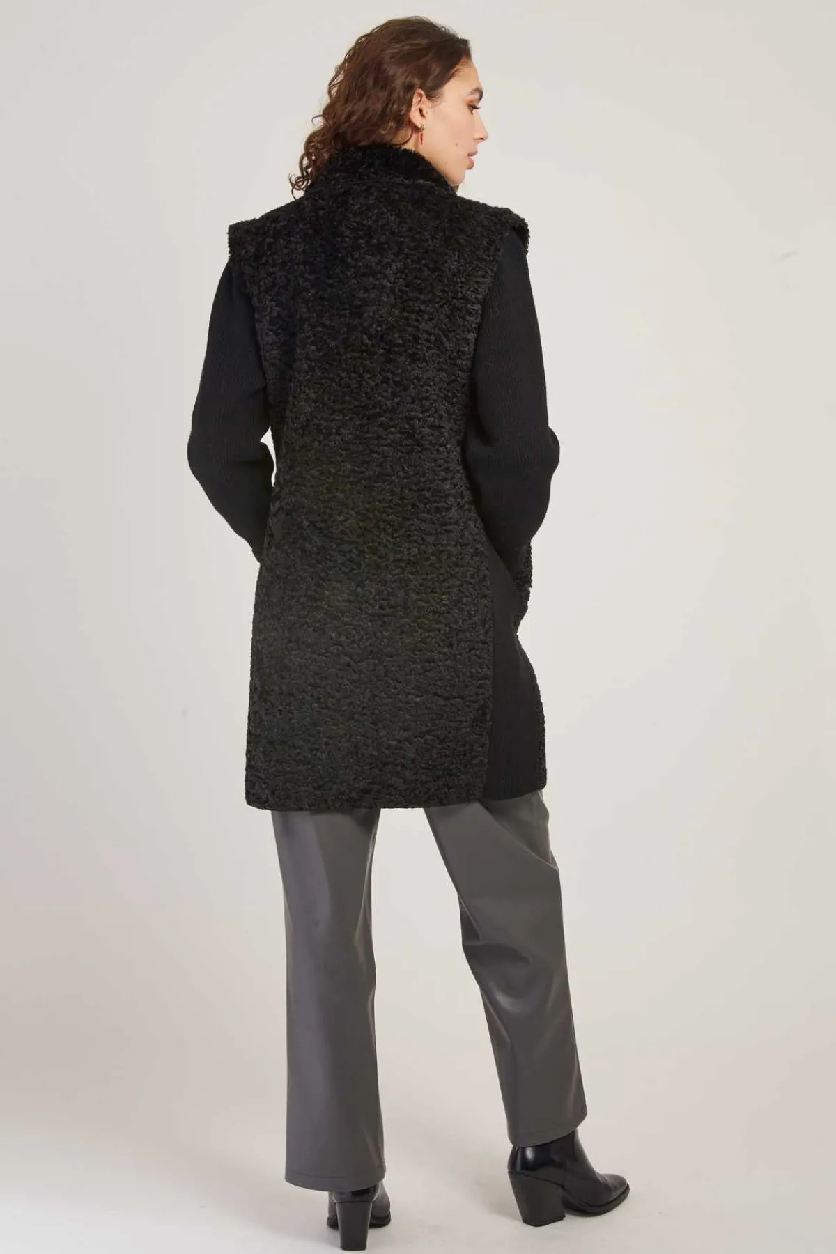 New Gilet long bi-matière DANSEUSE La Maille|Les Gilets, Cardigans & Pulls