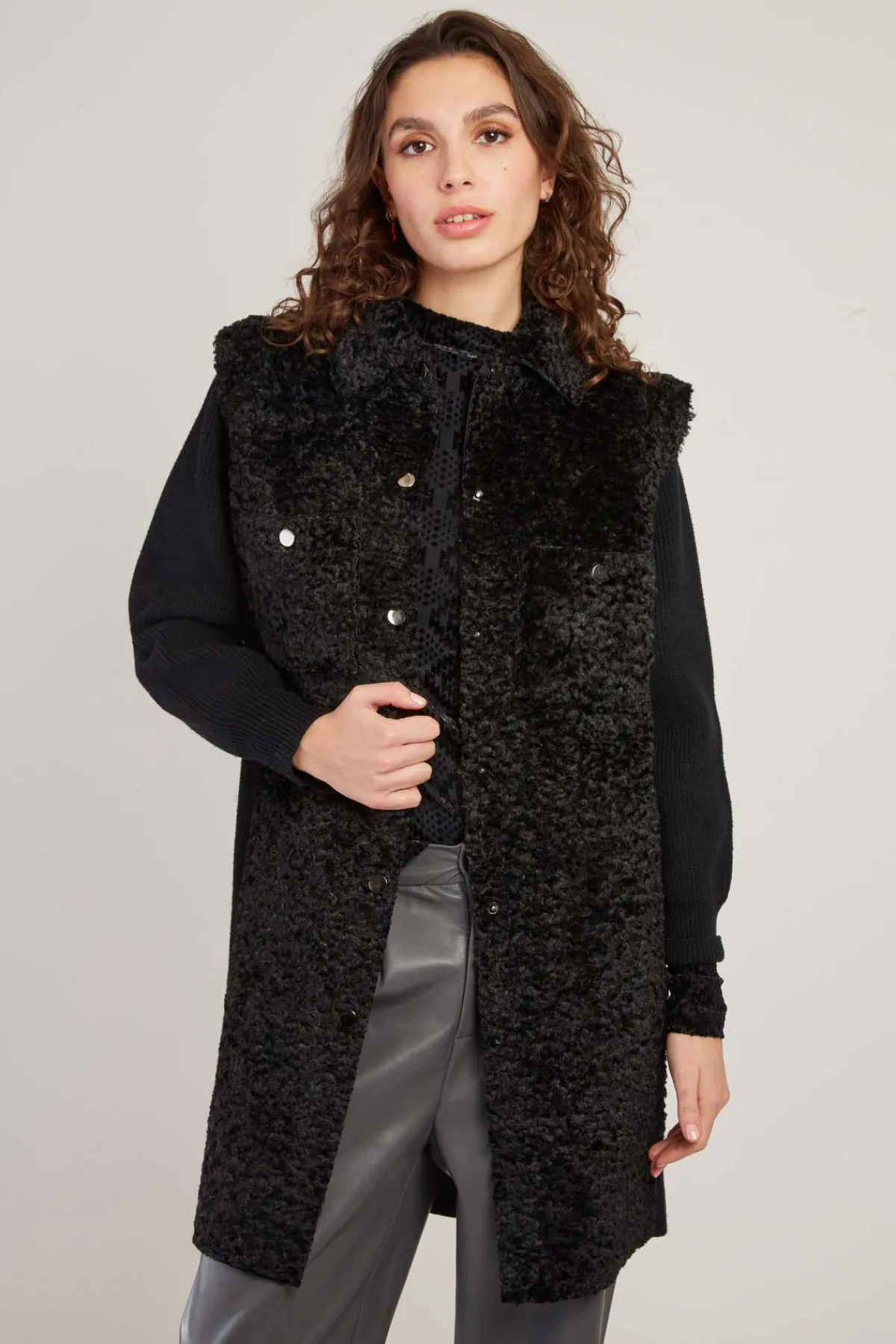 New Gilet long bi-matière DANSEUSE La Maille|Les Gilets, Cardigans & Pulls