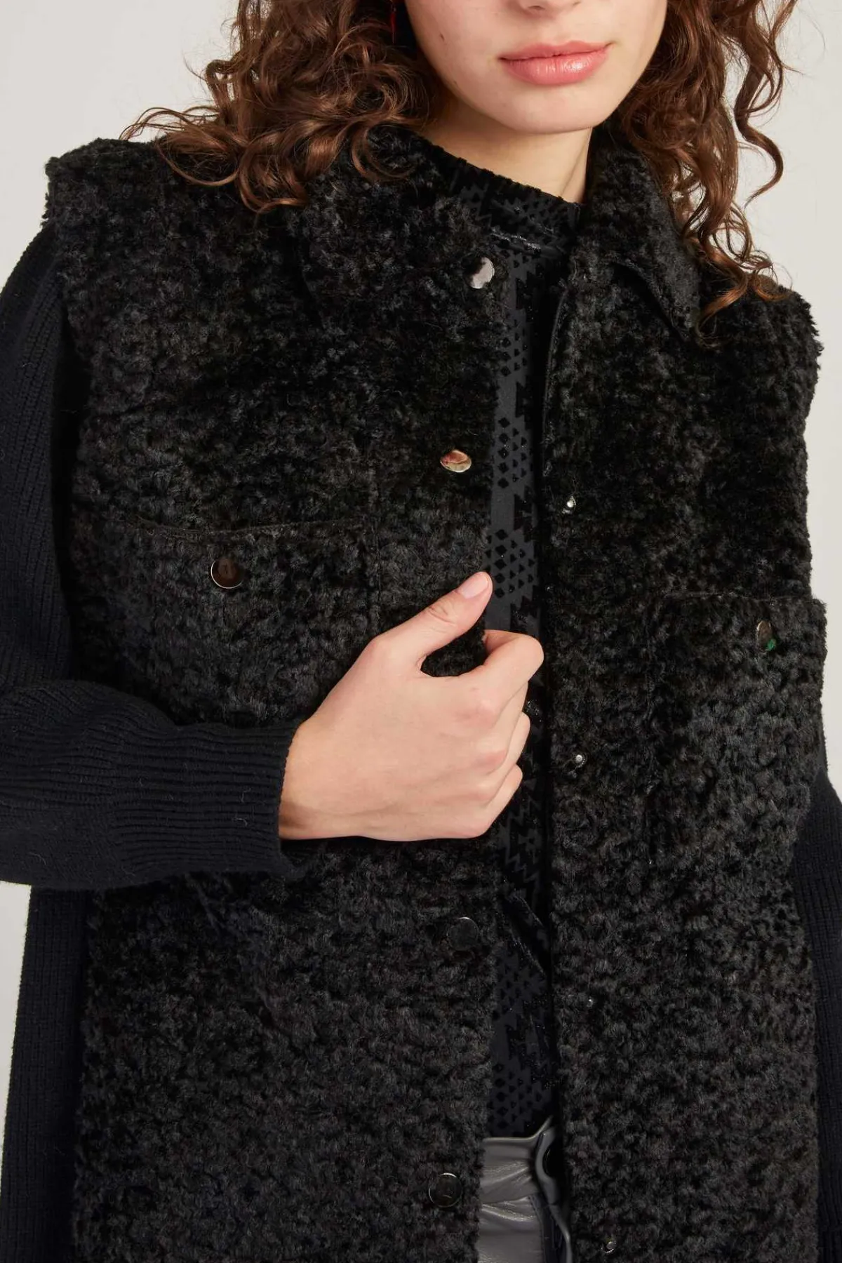 New Gilet long bi-matière DANSEUSE La Maille|Les Gilets, Cardigans & Pulls