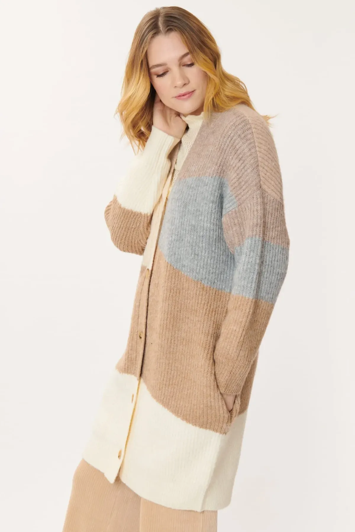 Best Gilet Long Col V LAETICIA La Maille|Les Gilets, Cardigans & Pulls