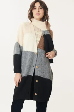 Best Gilet Long Col V LAETICIA La Maille|Les Gilets, Cardigans & Pulls