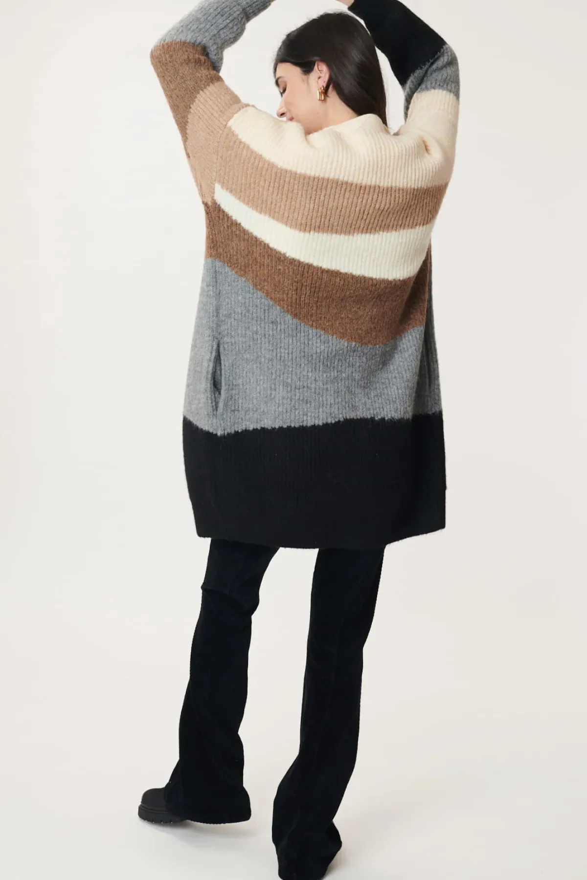 Best Gilet Long Col V LAETICIA La Maille|Les Gilets, Cardigans & Pulls