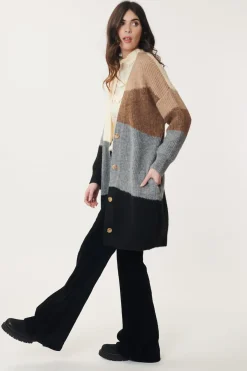 Best Gilet Long Col V LAETICIA La Maille|Les Gilets, Cardigans & Pulls