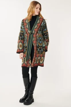 Cheap Gilet ouvert Jacquard LANA La Maille|Les Gilets, Cardigans & Pulls