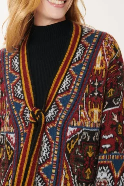 Cheap Gilet ouvert Jacquard LANA La Maille|Les Gilets, Cardigans & Pulls