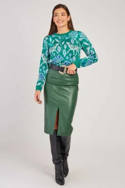 Sale Jupe crayon en similicuir GERTRUDE Les Jupes & Pantalons