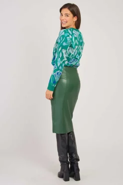 Sale Jupe crayon en similicuir GERTRUDE Les Jupes & Pantalons