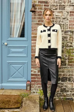 Sale Jupe crayon en similicuir GERTRUDE Les Jupes & Pantalons