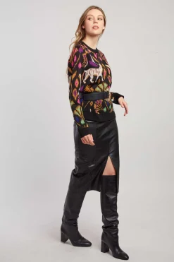 Sale Jupe crayon en similicuir GERTRUDE Les Jupes & Pantalons