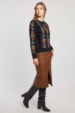 Sale Jupe crayon en similicuir GERTRUDE Les Jupes & Pantalons