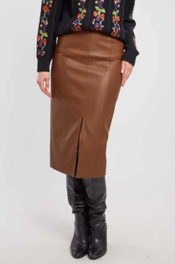 Sale Jupe crayon en similicuir GERTRUDE Les Jupes & Pantalons