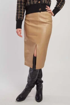 Sale Jupe crayon en similicuir GERTRUDE Les Jupes & Pantalons