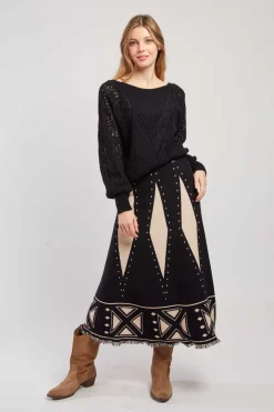 Flash Sale Jupe longue en maille GELSOMINA Les Jupes & Pantalons