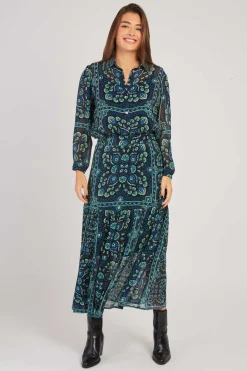 Discount Jupe Longue Fluide Imprimée Florale GERMANA Les Jupes & Pantalons