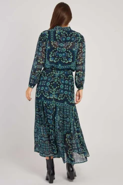 Discount Jupe Longue Fluide Imprimée Florale GERMANA Les Jupes & Pantalons