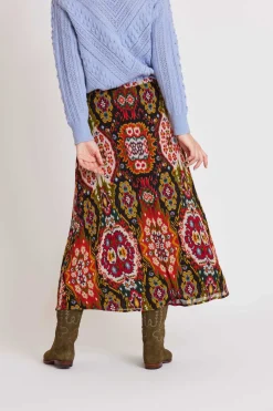 Outlet Jupe midi imprimée HYACINTHE Les Jupes & Pantalons