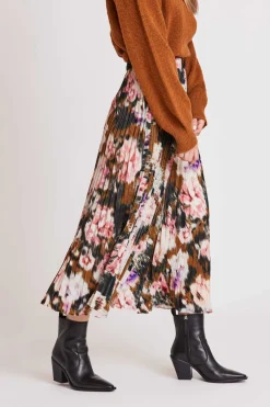 Online Jupe midi plissée et imprimée HAVANA Les Blouses, Chemisiers & Tops