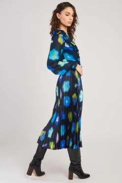 Cheap Jupe mi-longue à imprimé floral GERALDINE Les Jupes & Pantalons