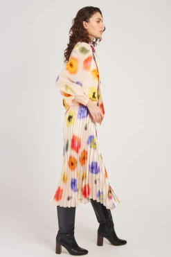 Cheap Jupe mi-longue à imprimé floral GERALDINE Les Jupes & Pantalons