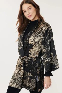 Flash Sale Kimono Paysage Imprimé CELINE Les Manteaux, Vestes & Doudounes