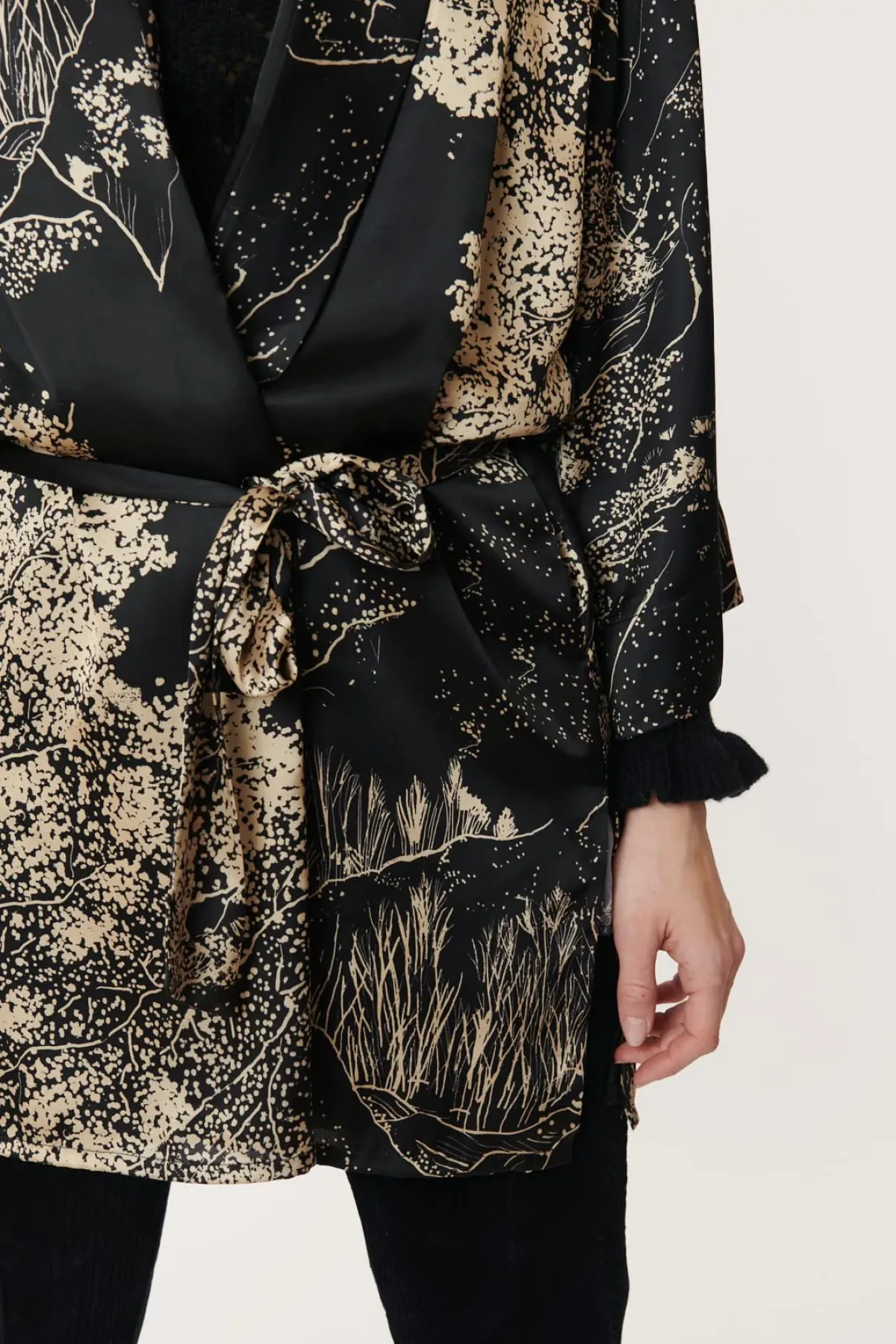 Flash Sale Kimono Paysage Imprimé CELINE Les Manteaux, Vestes & Doudounes